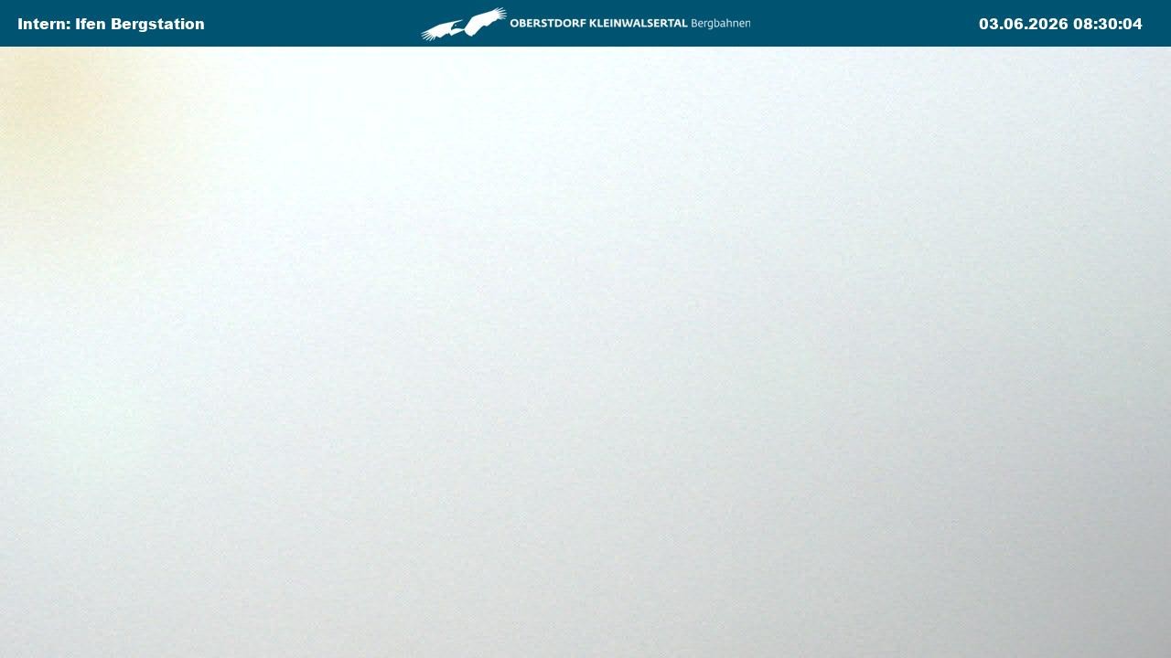 Archiv Foto Webcam Kleinwalsertal Ifenbergbahn - Station Hahnenköpfle