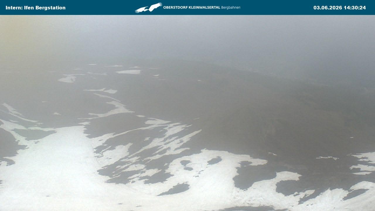 Archiv Foto Webcam Kleinwalsertal Ifenbergbahn - Station Hahnenköpfle