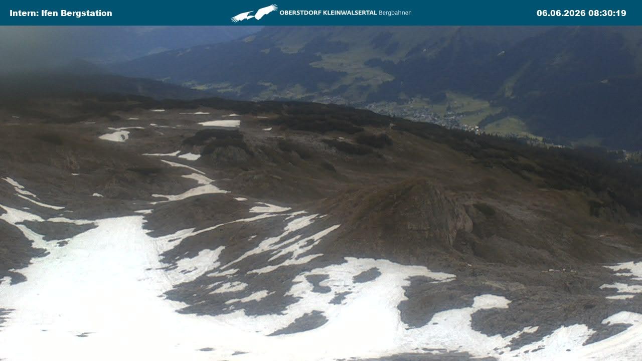 Archiv Foto Webcam Kleinwalsertal Ifenbergbahn - Station Hahnenköpfle
