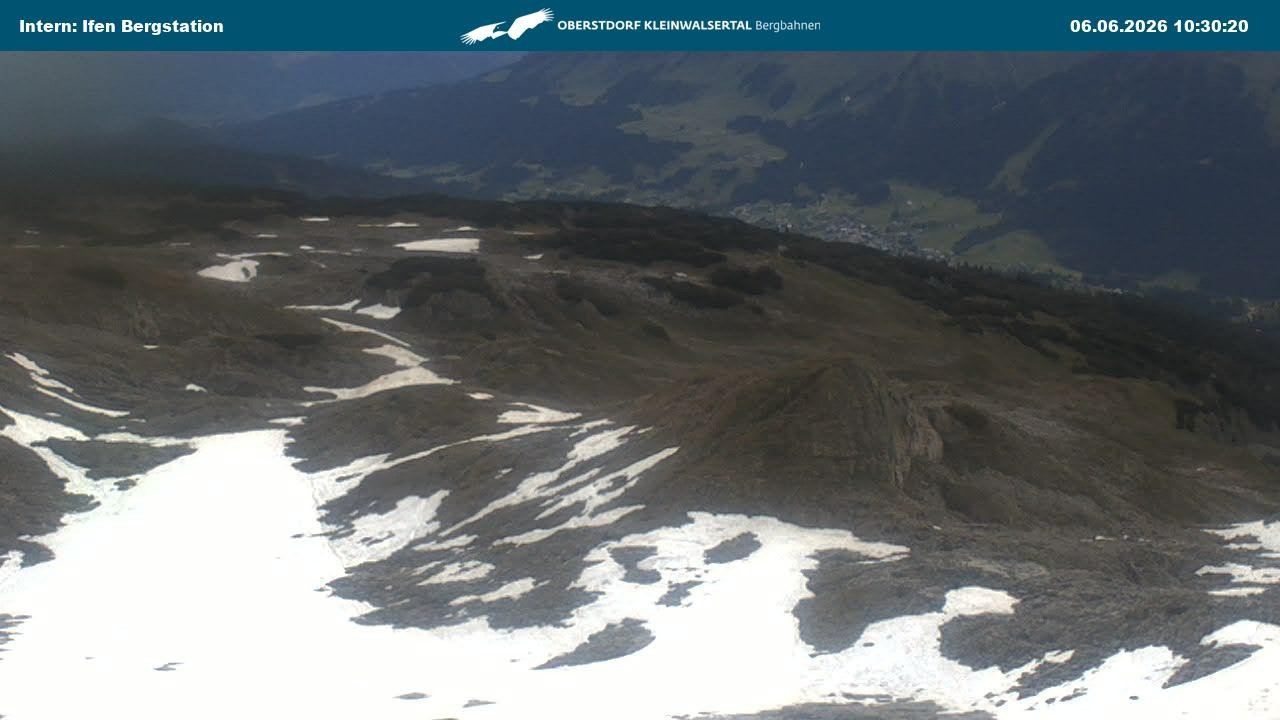 Archiv Foto Webcam Kleinwalsertal Ifenbergbahn - Station Hahnenköpfle