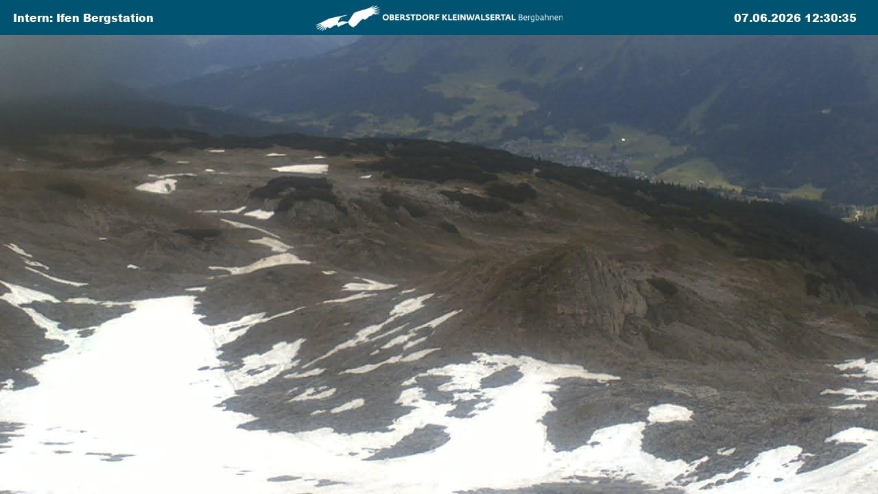 Archiv Foto Webcam Kleinwalsertal Ifenbergbahn - Station Hahnenköpfle