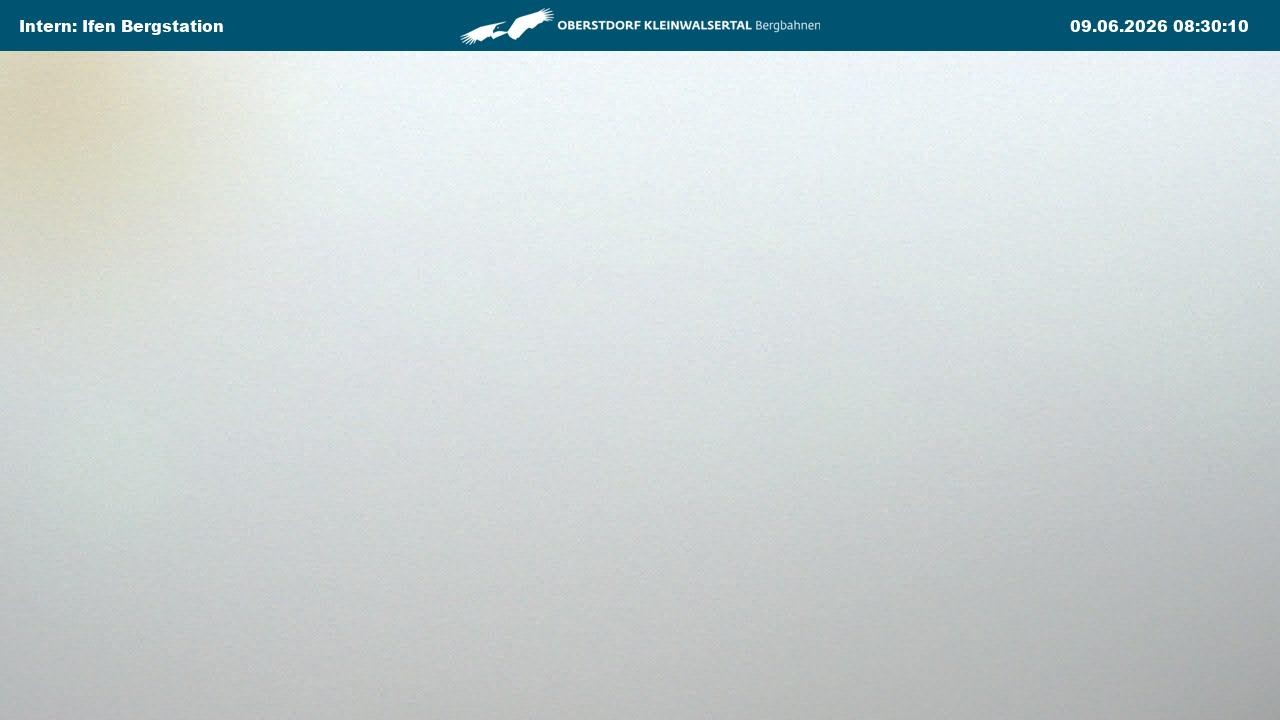 Archiv Foto Webcam Kleinwalsertal Ifenbergbahn - Station Hahnenköpfle