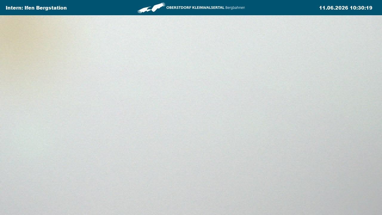 Archiv Foto Webcam Kleinwalsertal Ifenbergbahn - Station Hahnenköpfle