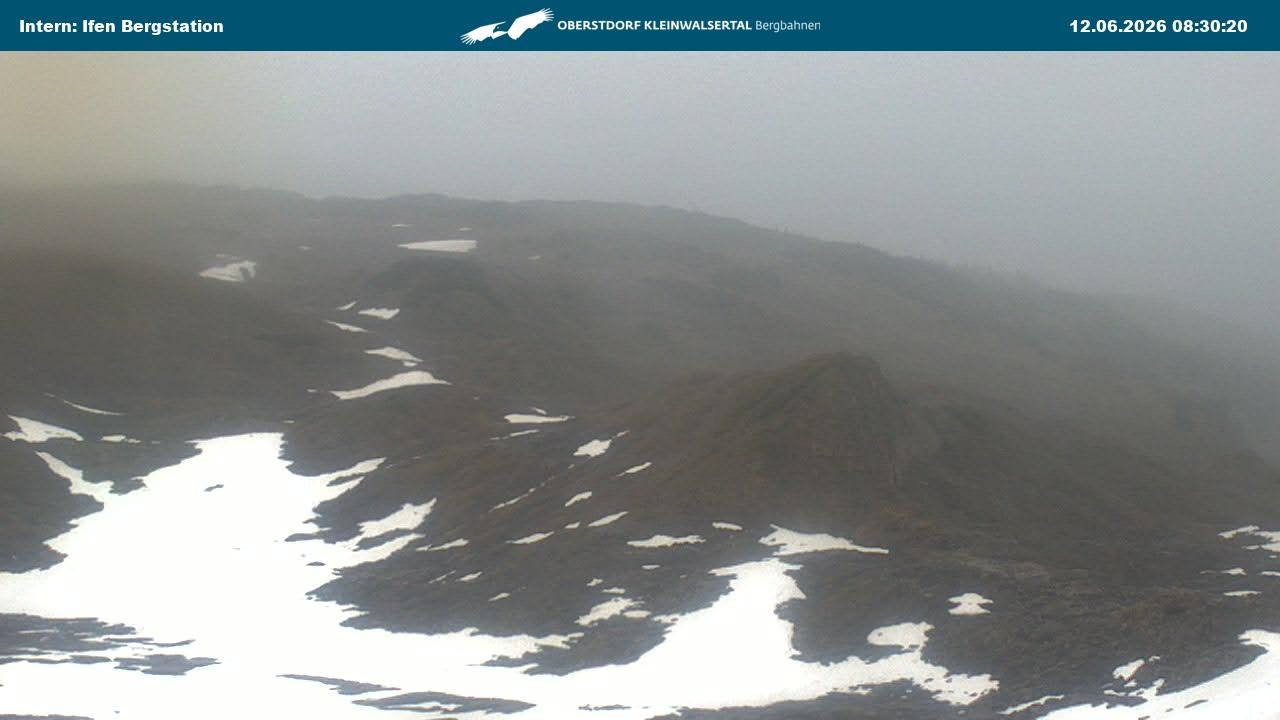 Archiv Foto Webcam Kleinwalsertal Ifenbergbahn - Station Hahnenköpfle
