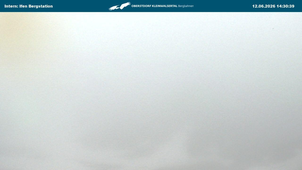Archiv Foto Webcam Kleinwalsertal Ifenbergbahn - Station Hahnenköpfle