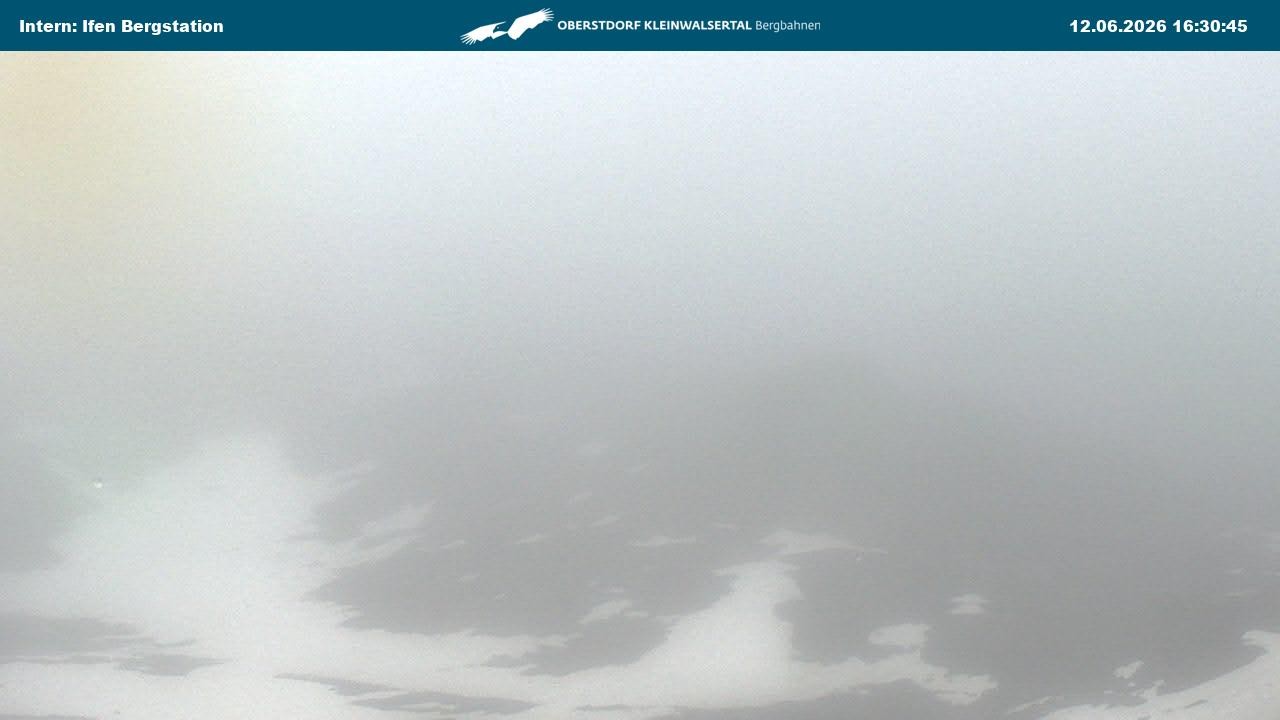 Archiv Foto Webcam Kleinwalsertal Ifenbergbahn - Station Hahnenköpfle