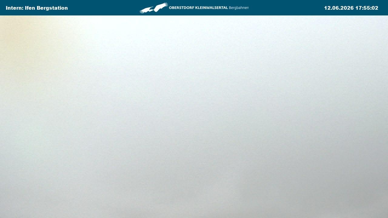 Archiv Foto Webcam Kleinwalsertal Ifenbergbahn - Station Hahnenköpfle