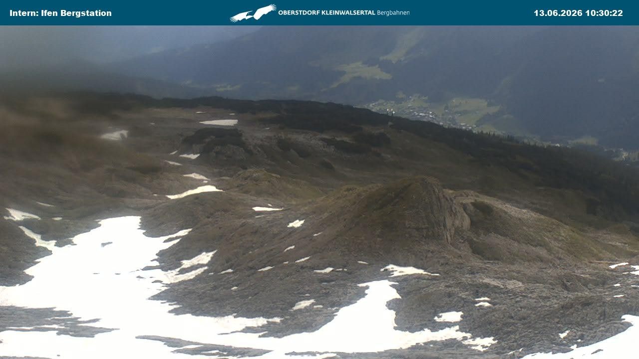 Archiv Foto Webcam Kleinwalsertal Ifenbergbahn - Station Hahnenköpfle