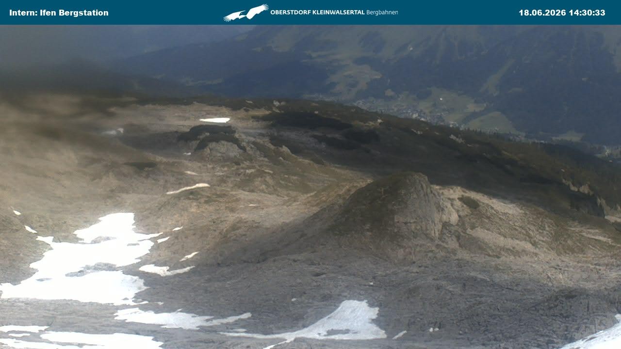 Archived image Webcam Top Station Hahnenköpfle - Ifenbergbahn