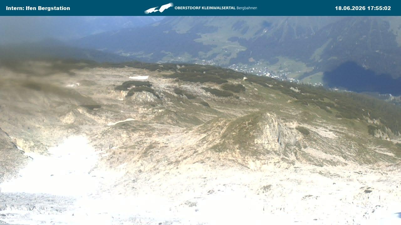 Archived image Webcam Top Station Hahnenköpfle - Ifenbergbahn
