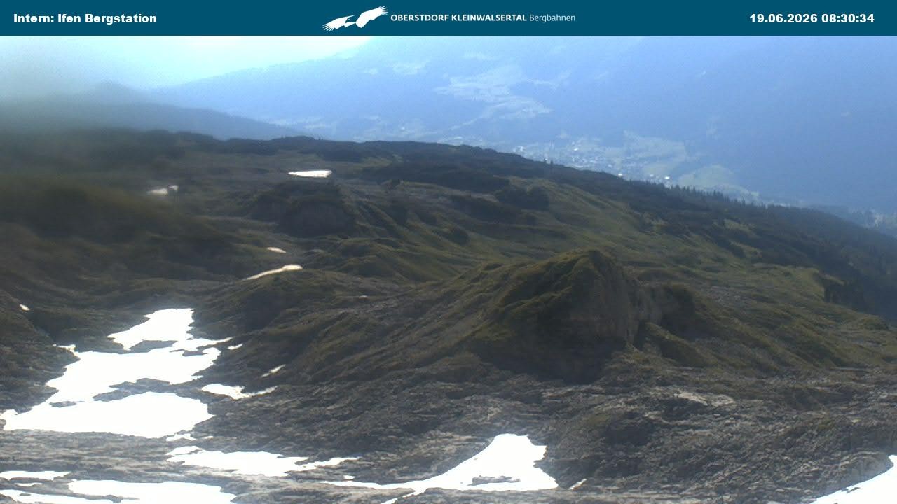 Archiv Foto Webcam Kleinwalsertal Ifenbergbahn - Station Hahnenköpfle