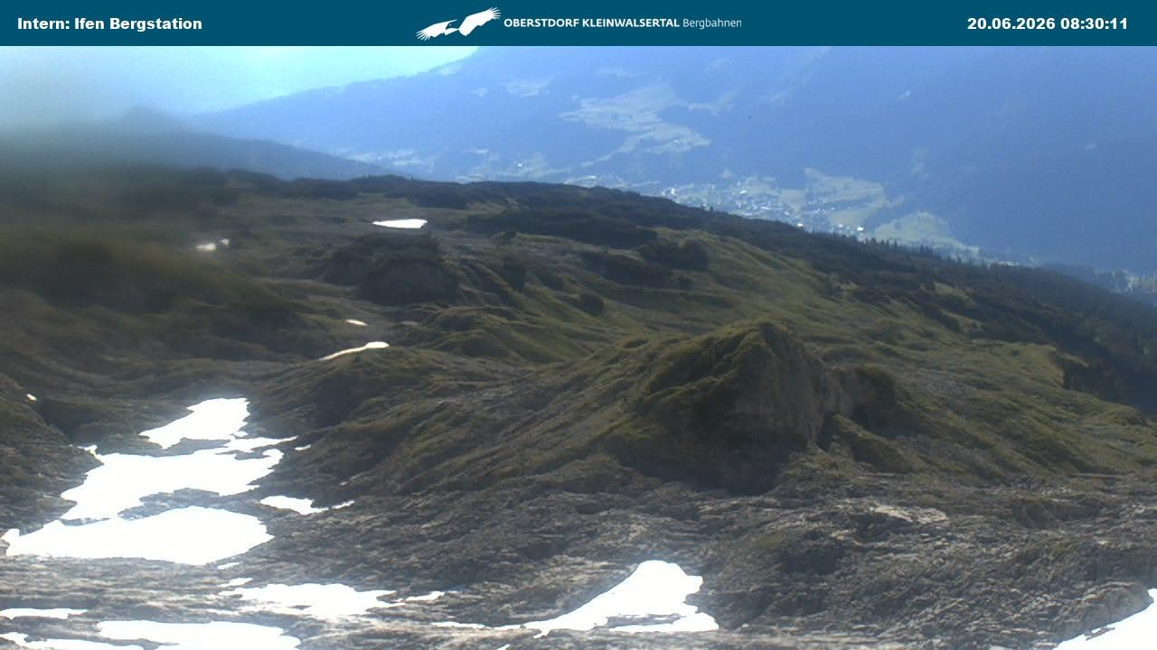 Archived image Webcam Top Station Hahnenköpfle - Ifenbergbahn