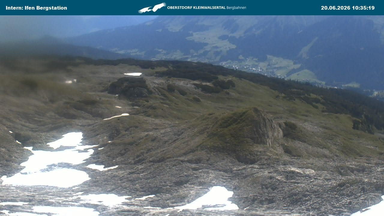 Archived image Webcam Top Station Hahnenköpfle - Ifenbergbahn