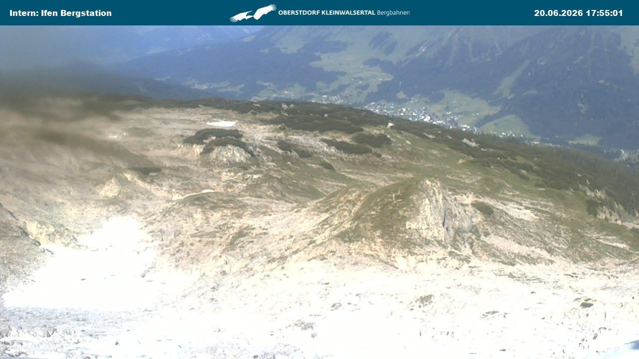 Archived image Webcam Top Station Hahnenköpfle - Ifenbergbahn