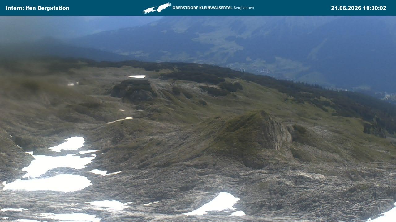 Archived image Webcam Top Station Hahnenköpfle - Ifenbergbahn