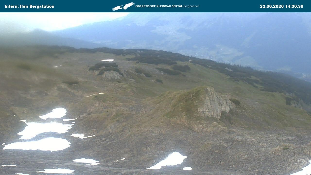 Archiv Foto Webcam Kleinwalsertal Ifenbergbahn - Station Hahnenköpfle