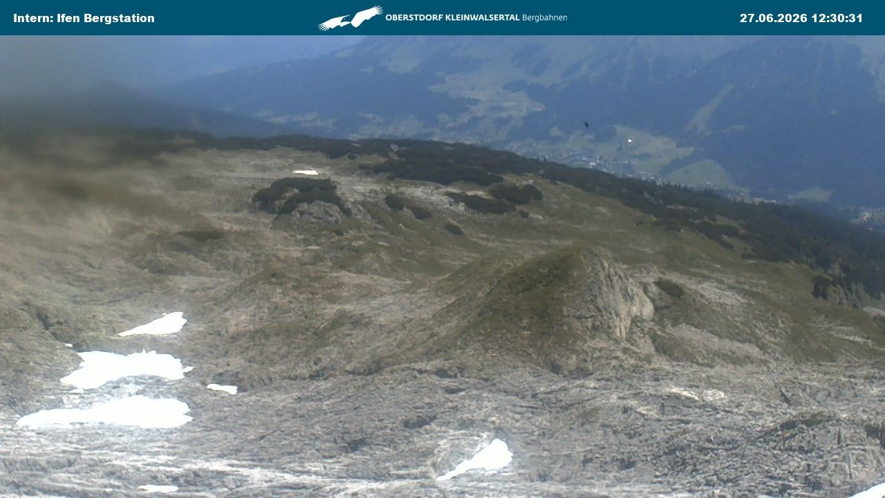 Archived image Webcam Top Station Hahnenköpfle - Ifenbergbahn