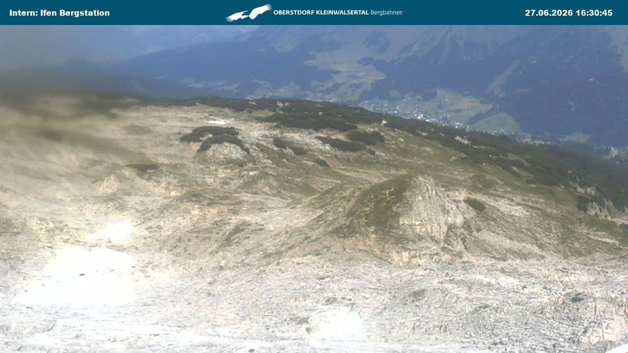 Archived image Webcam Top Station Hahnenköpfle - Ifenbergbahn