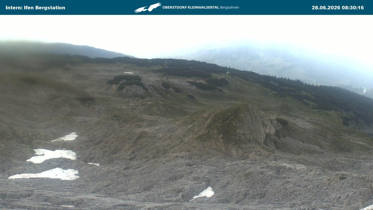 Archiv Foto Webcam Kleinwalsertal Ifenbergbahn - Station Hahnenköpfle