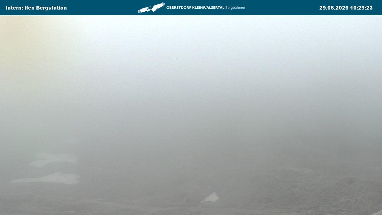 Archived image Webcam Top Station Hahnenköpfle - Ifenbergbahn