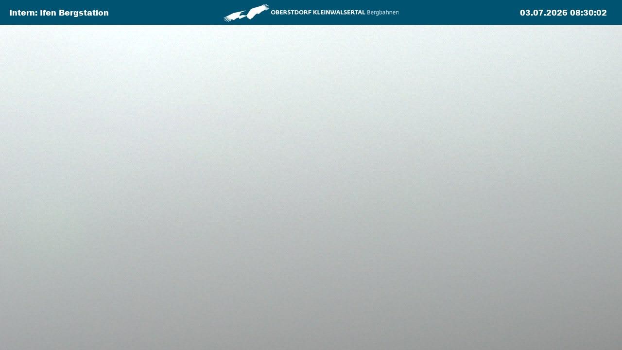 Archiv Foto Webcam Kleinwalsertal Ifenbergbahn - Station Hahnenköpfle