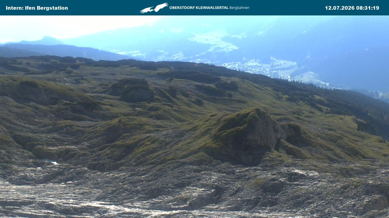 Archiv Foto Webcam Kleinwalsertal Ifenbergbahn - Station Hahnenköpfle