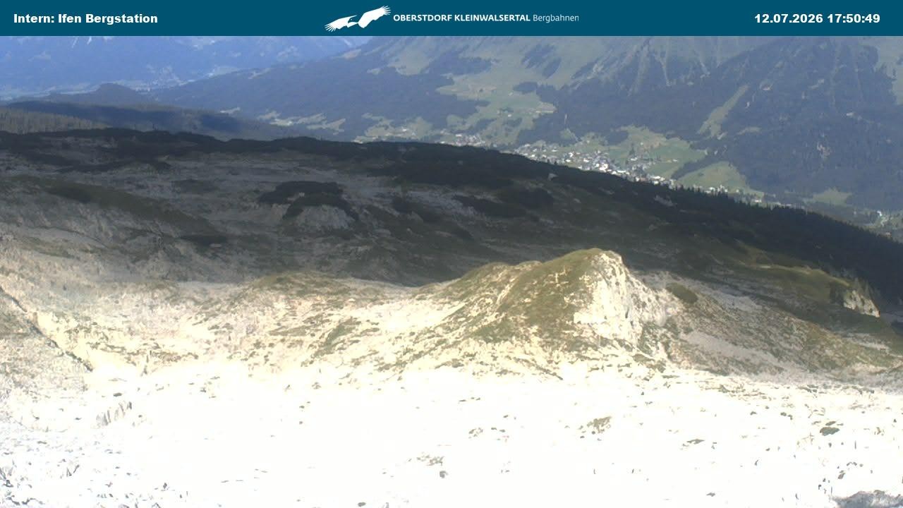 Archived image Webcam Top Station Hahnenköpfle - Ifenbergbahn