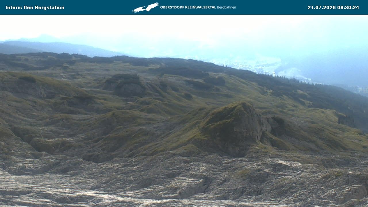 Archiv Foto Webcam Kleinwalsertal Ifenbergbahn - Station Hahnenköpfle