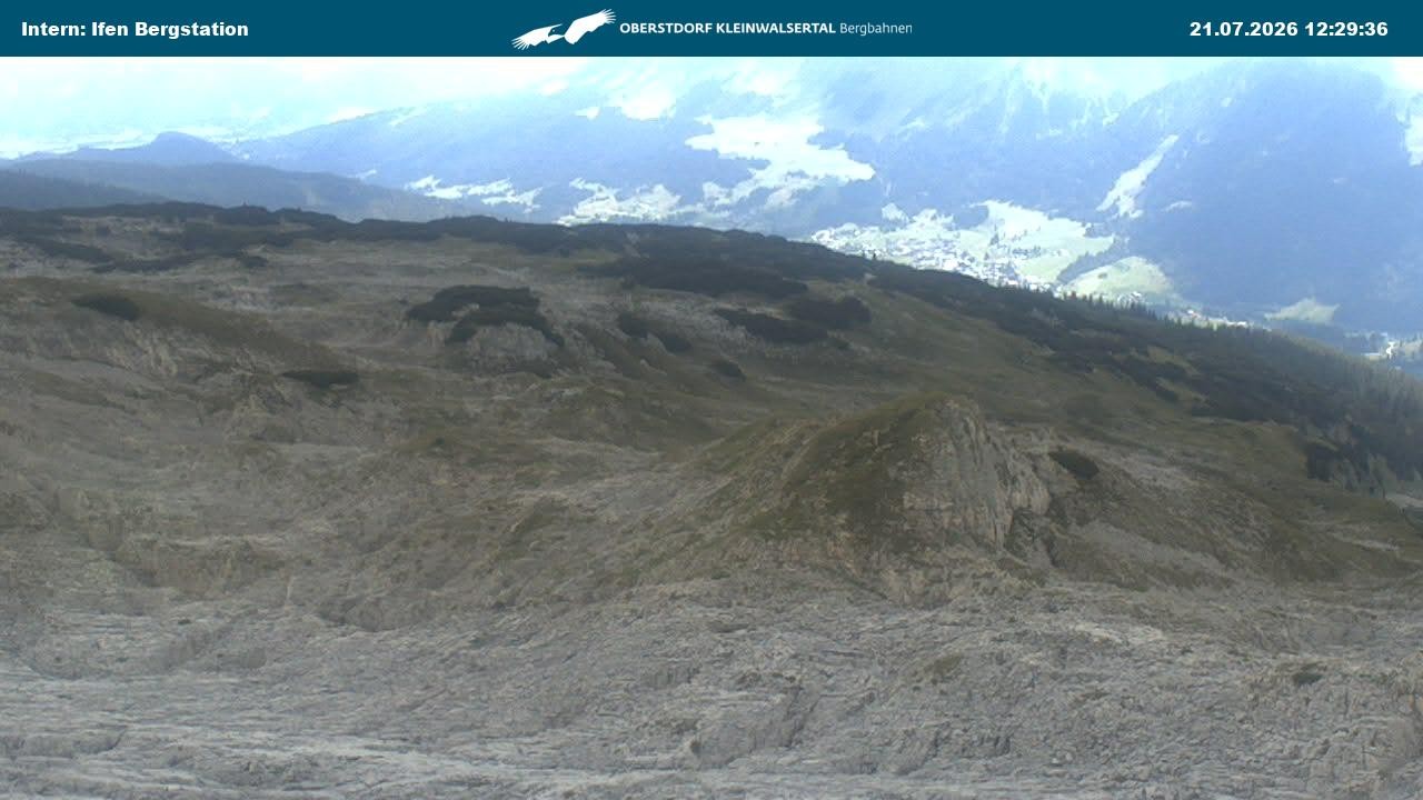 Archived image Webcam Top Station Hahnenköpfle - Ifenbergbahn