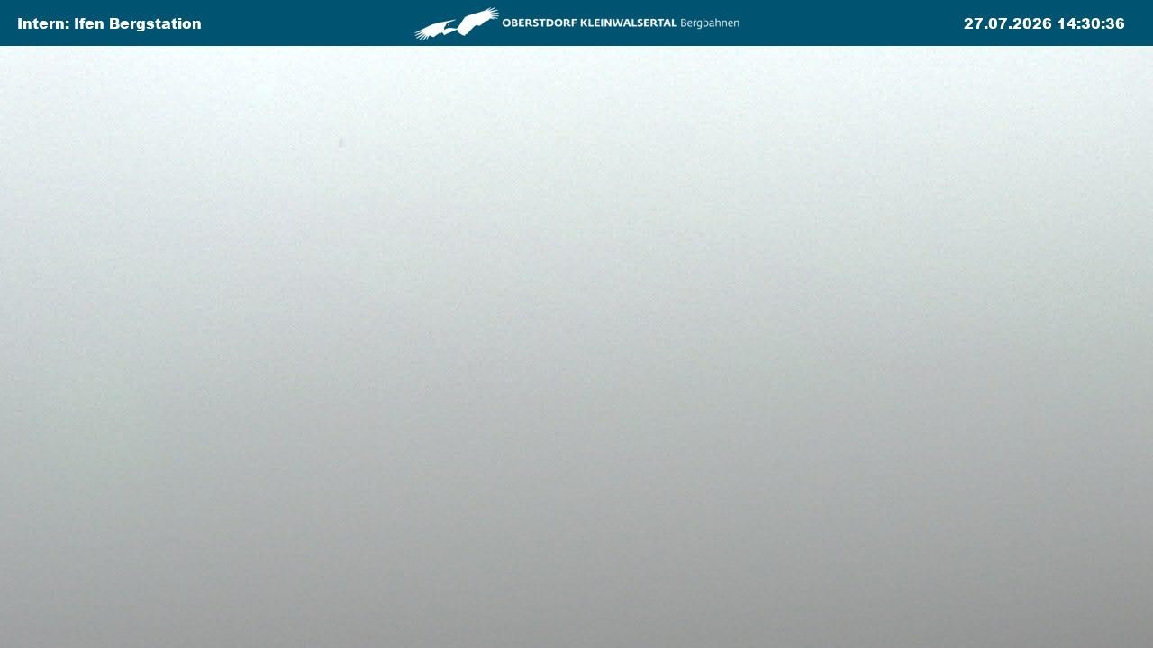 Archiv Foto Webcam Kleinwalsertal Ifenbergbahn - Station Hahnenköpfle