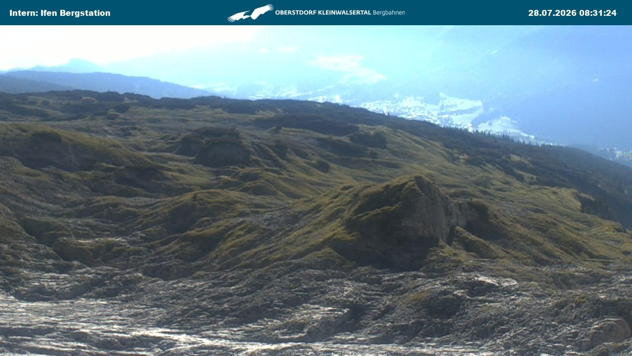 Archiv Foto Webcam Kleinwalsertal Ifenbergbahn - Station Hahnenköpfle