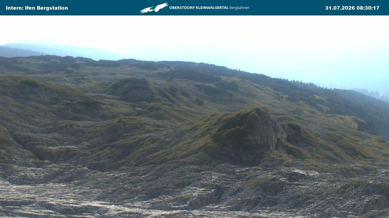 Archiv Foto Webcam Kleinwalsertal Ifenbergbahn - Station Hahnenköpfle