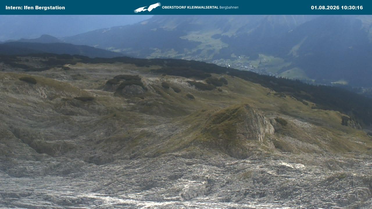 Archived image Webcam Top Station Hahnenköpfle - Ifenbergbahn