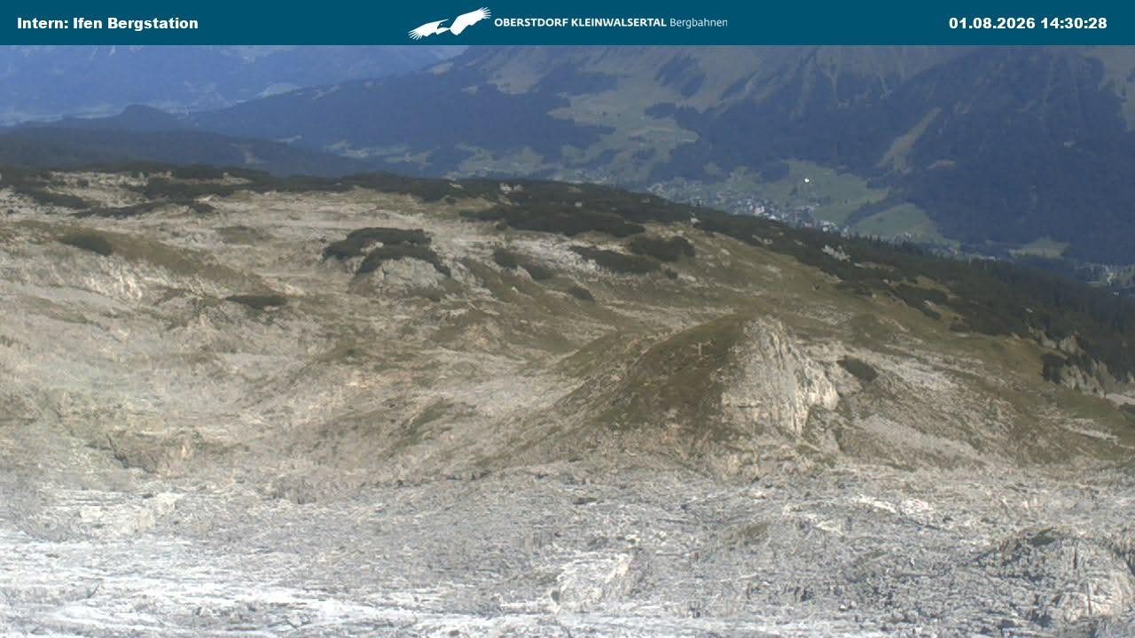 Archived image Webcam Top Station Hahnenköpfle - Ifenbergbahn