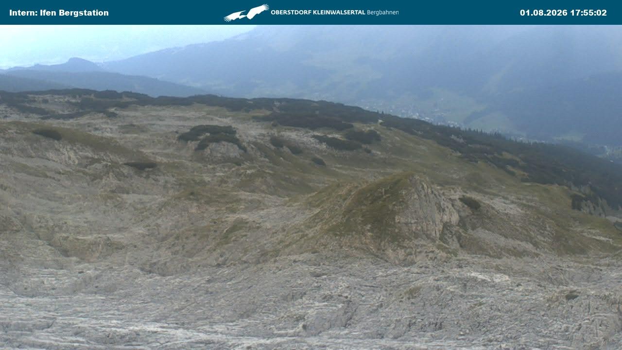 Archived image Webcam Top Station Hahnenköpfle - Ifenbergbahn