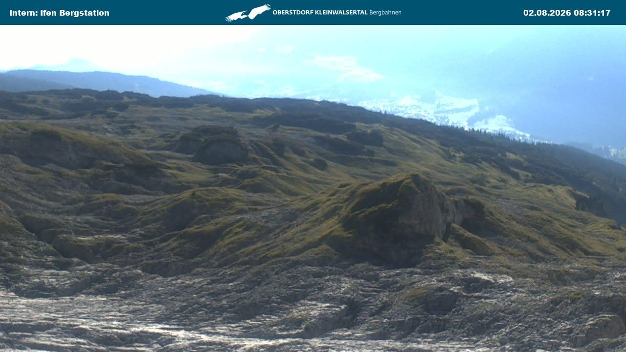 Archiv Foto Webcam Kleinwalsertal Ifenbergbahn - Station Hahnenköpfle