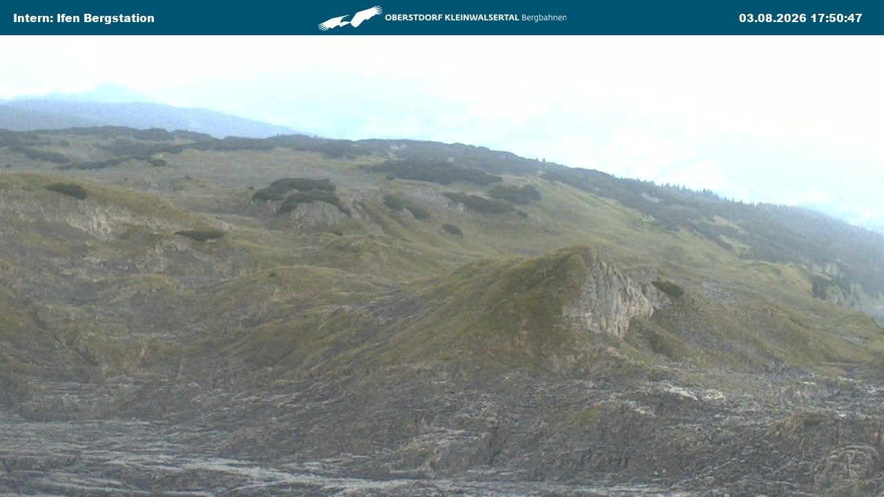 Archiv Foto Webcam Kleinwalsertal Ifenbergbahn - Station Hahnenköpfle