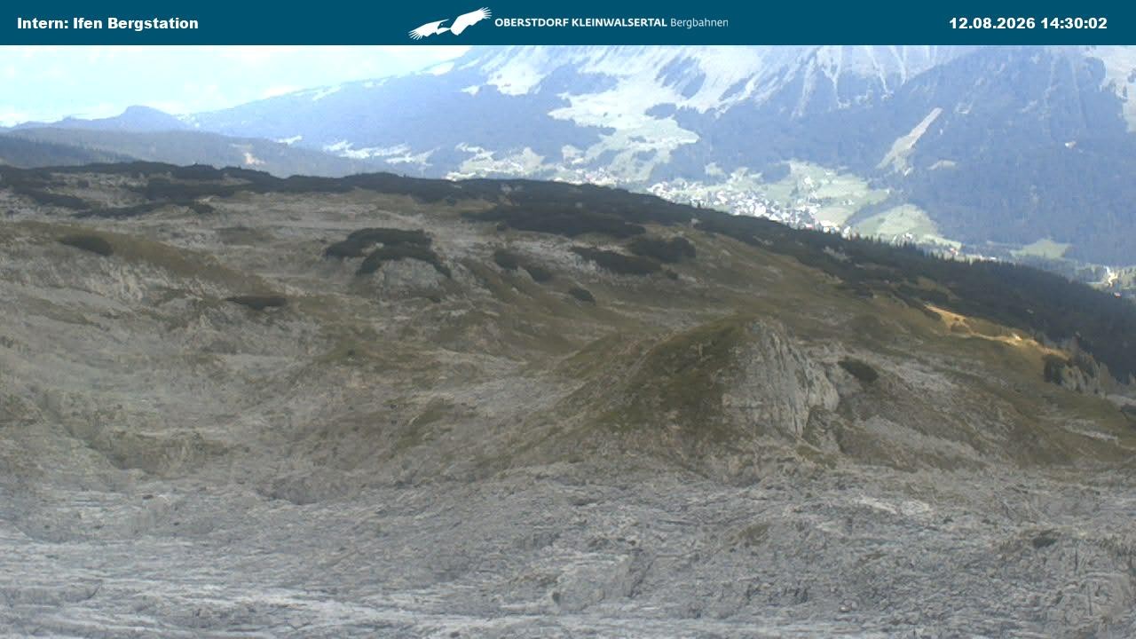 Archived image Webcam Top Station Hahnenköpfle - Ifenbergbahn