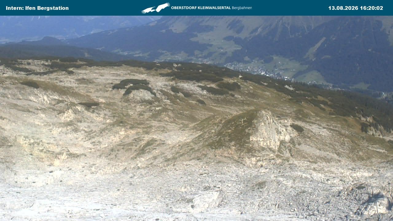 Archived image Webcam Top Station Hahnenköpfle - Ifenbergbahn