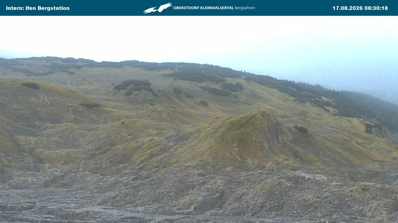 Archiv Foto Webcam Kleinwalsertal Ifenbergbahn - Station Hahnenköpfle
