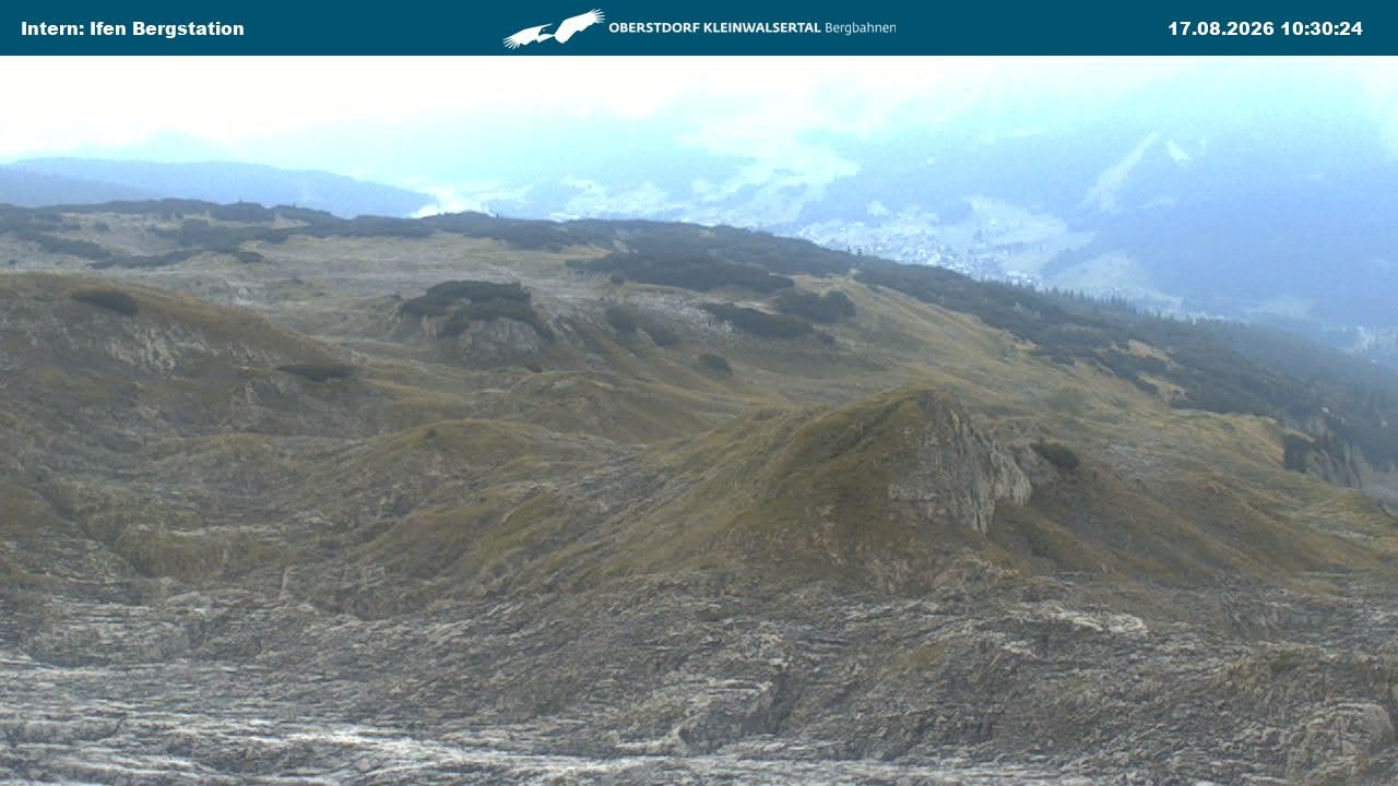 Archiv Foto Webcam Kleinwalsertal Ifenbergbahn - Station Hahnenköpfle