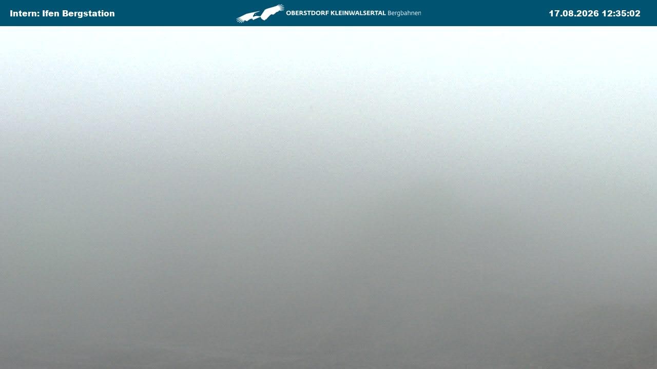 Archiv Foto Webcam Kleinwalsertal Ifenbergbahn - Station Hahnenköpfle