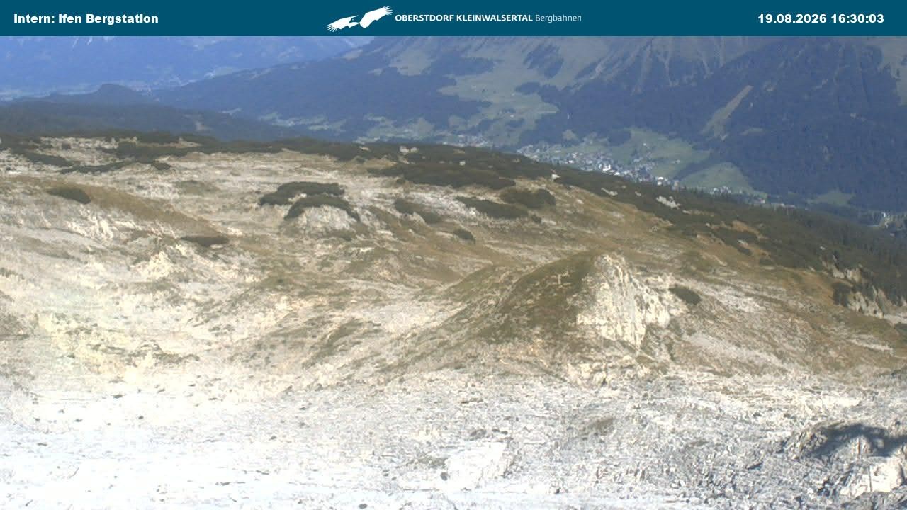 Archived image Webcam Top Station Hahnenköpfle - Ifenbergbahn