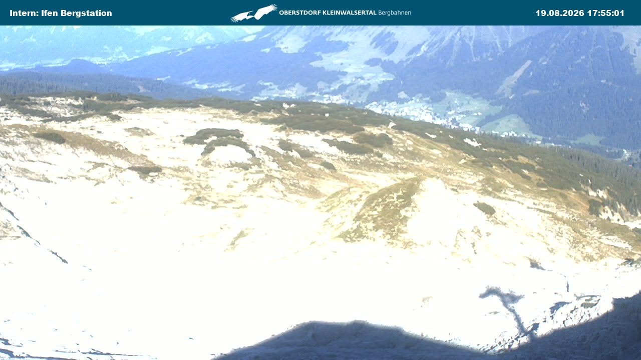 Archived image Webcam Top Station Hahnenköpfle - Ifenbergbahn