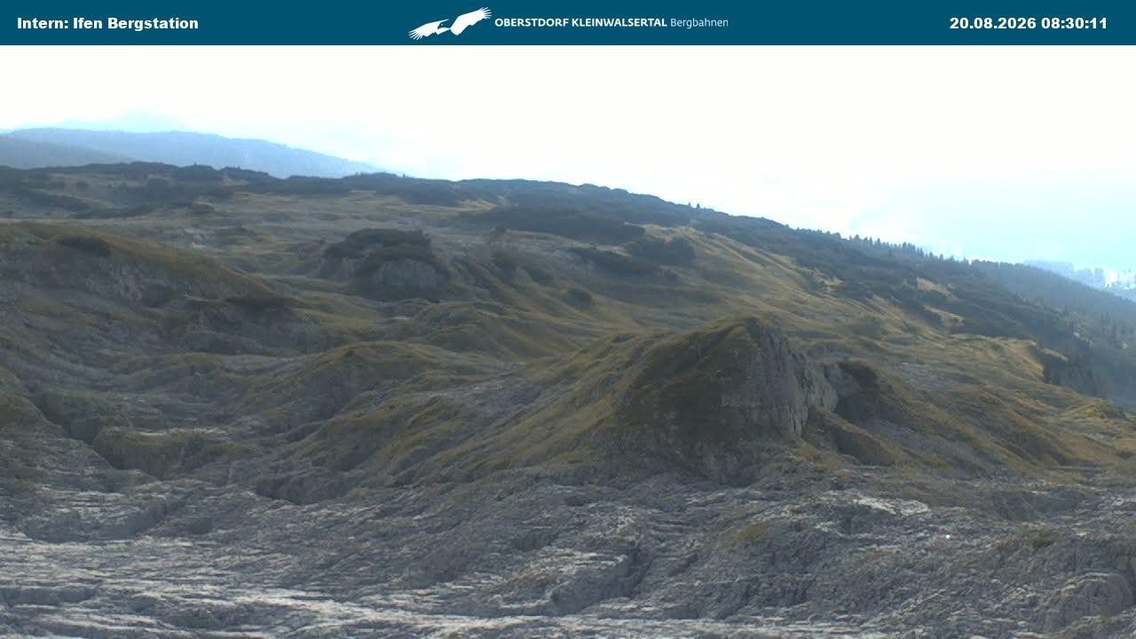 Archiv Foto Webcam Kleinwalsertal Ifenbergbahn - Station Hahnenköpfle
