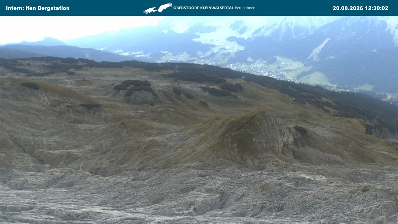Archiv Foto Webcam Kleinwalsertal Ifenbergbahn - Station Hahnenköpfle