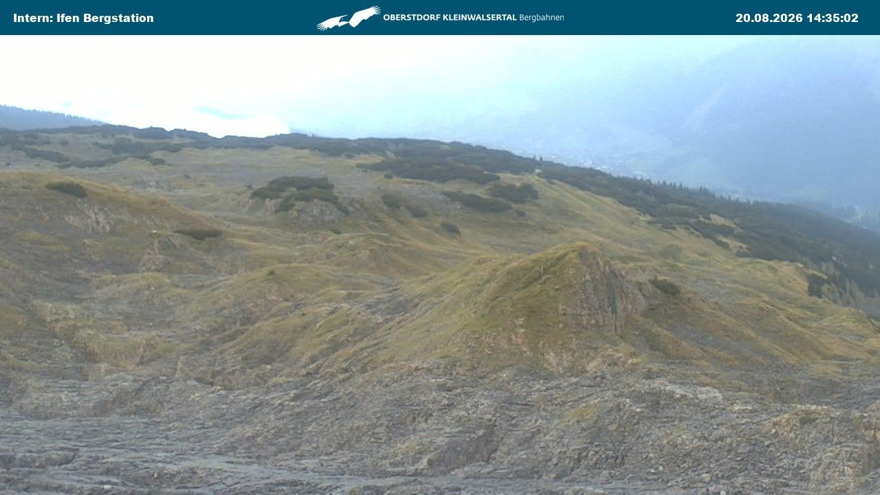 Archiv Foto Webcam Kleinwalsertal Ifenbergbahn - Station Hahnenköpfle