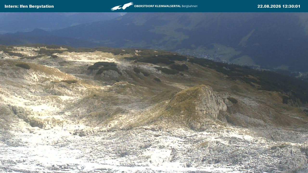 Archiv Foto Webcam Kleinwalsertal Ifenbergbahn - Station Hahnenköpfle