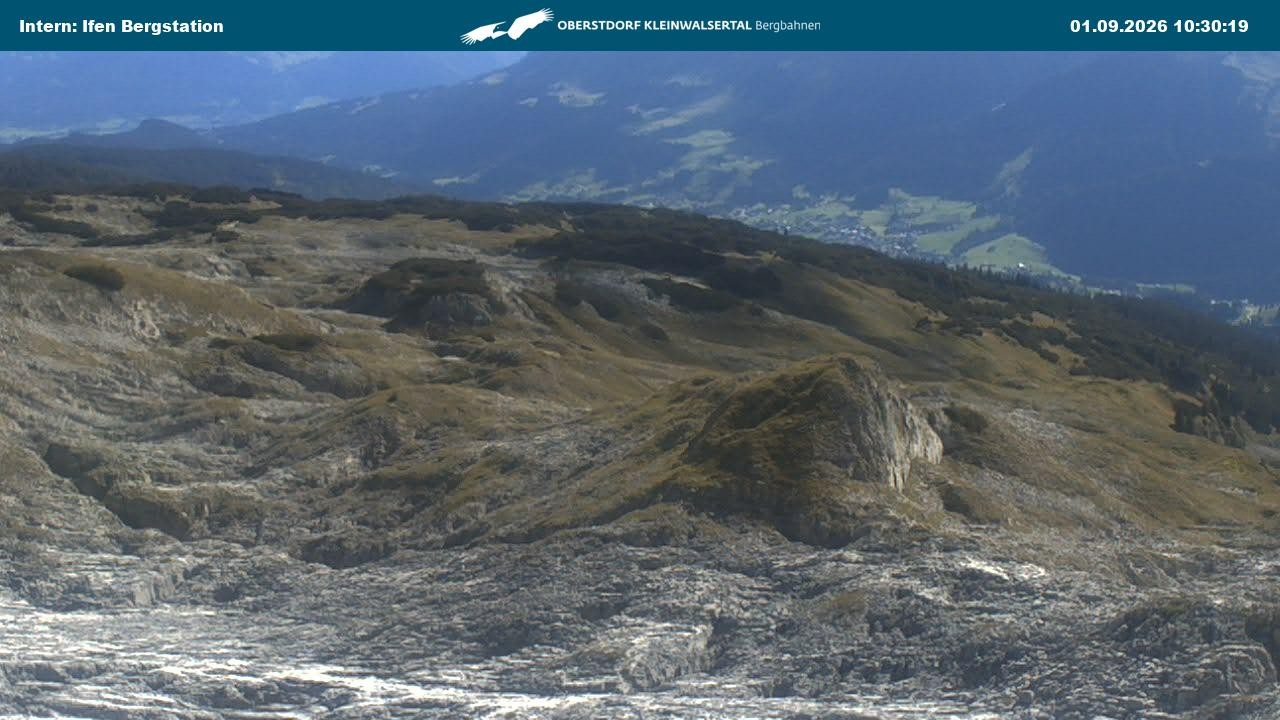 Archived image Webcam Top Station Hahnenköpfle - Ifenbergbahn
