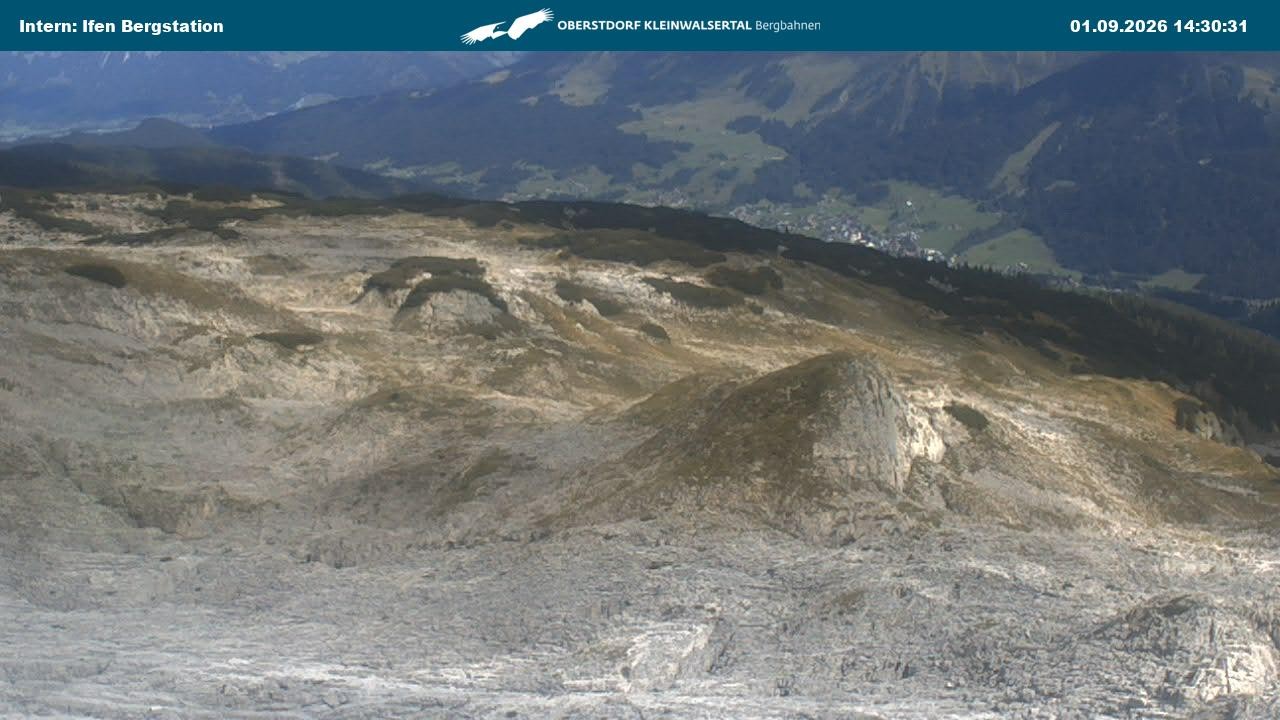 Archived image Webcam Top Station Hahnenköpfle - Ifenbergbahn